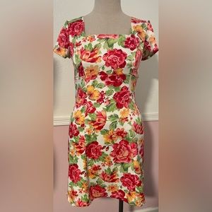 Floral print dress size XL